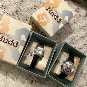 Two new ladies/girls wrist watches by mudd, retail value 24.99 each